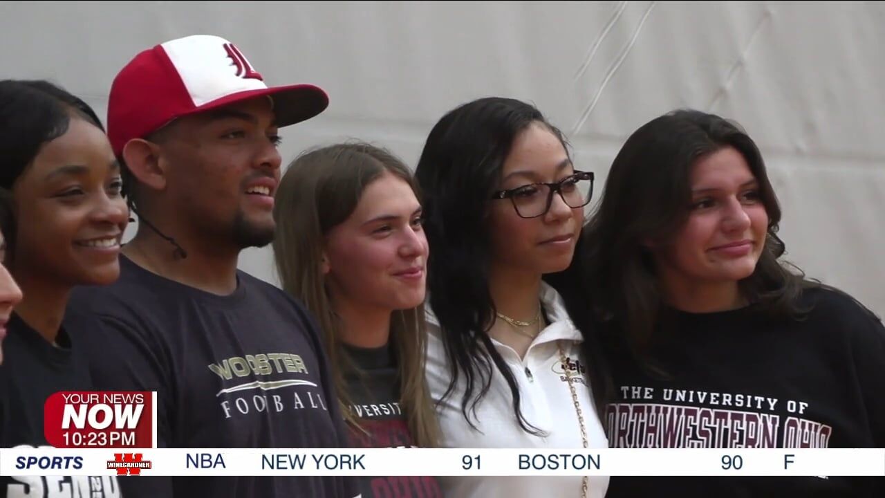 Six Lima Senior athletes sign college letters of intent across five sports